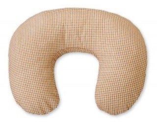 Poduszka rogal- Fasolka do karmienia + zdejmowana poszewka - Pepitka brązowa