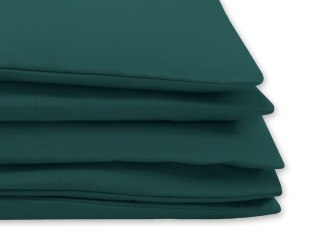 Bawełniana pościel dla dzieci 2-częściowa poszewki na poduszkę i na kołderkę 120x90 butelkowa zieleń