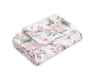 Komplet pościeli dla niemowląt z wypełnieniem 2-cz 75x100cm NEWBORN - Romantic peonies