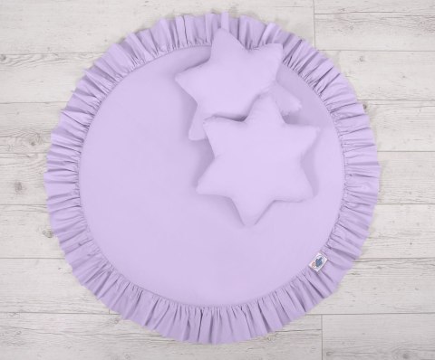 Mata do zabawy z falbanką - fioletowa