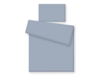 Bawełniana pościel dla dzieci 2 części poszewki na poduszkę i na kołderkę 135x100 - brudny niebieski