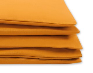 Bawełniana pościel dla dzieci 2 części poszewki na poduszkę i na kołderkę 135x100 - musztarda