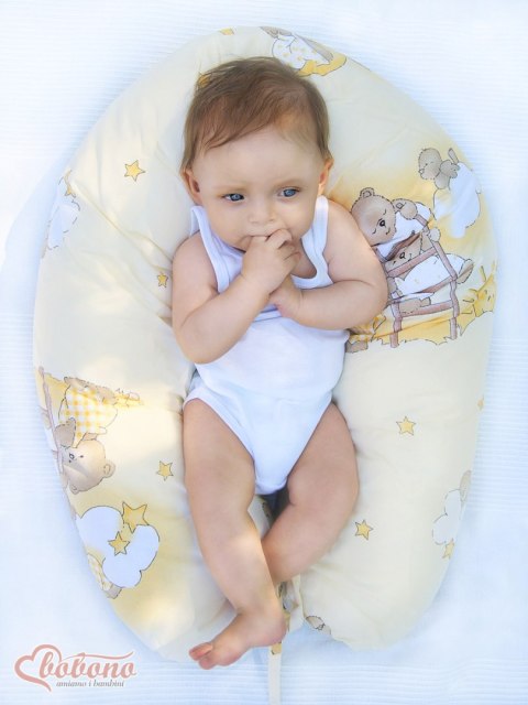 Poduszka ciążowa Longer dla kobiet w ciąży do spania + zdejmowana poszewka - Chevron różowy