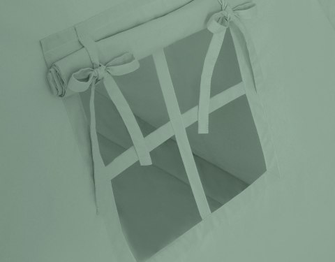 Namiot TIPI dla dzieci +mata + zawieszki pióra - szałwia