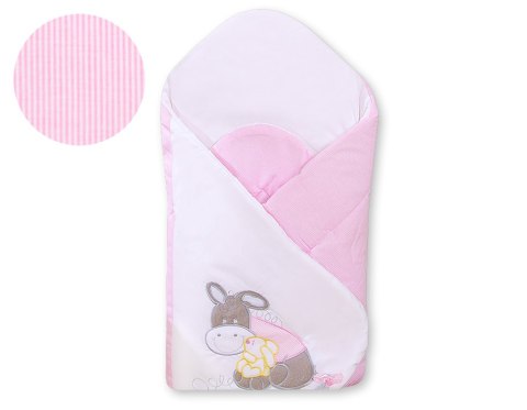 Rożek usztywniany Osiołek Lucek różowy