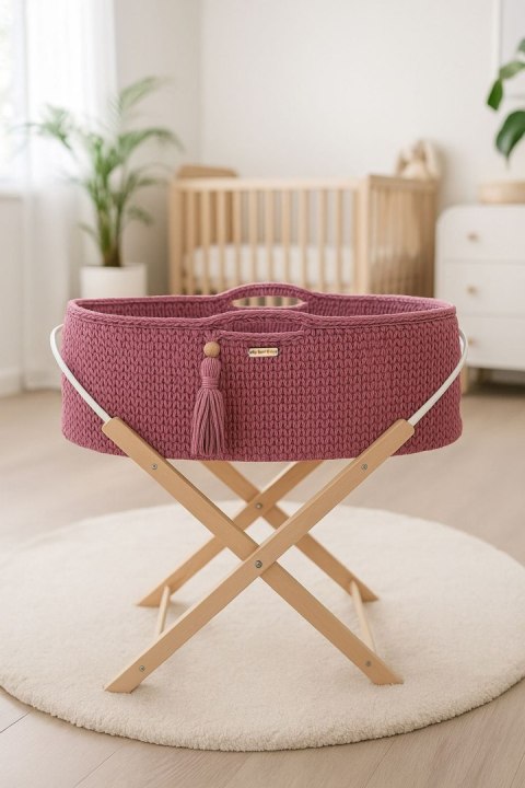 Kosz Mojżesza BOHO Handmade ze stojakiem - blossom