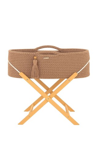 Kosz Mojżesza BOHO Handmade ze stojakiem sand