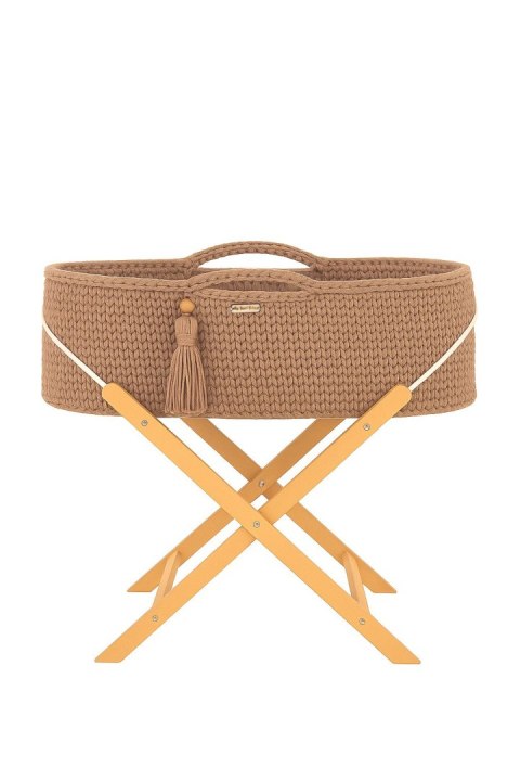 Kosz Mojżesza BOHO Handmade ze stojakiem sand