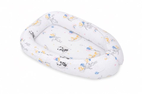 Kokon niemowlęcy dwustronny kojec otulacz Premium MY SWEET BABY- Baloniki