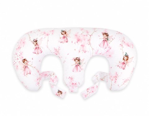Zapasowa poszewka na poduszkę do karmienia bliźniąt 100% bawełna - Blossom Fairies