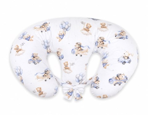 Zapasowa poszewka na poduszkę do karmienia bliźniąt 100% bawełna - Blue Sky Bears