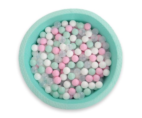 Plastikowe piłeczki do suchego basenu 50szt. - białe