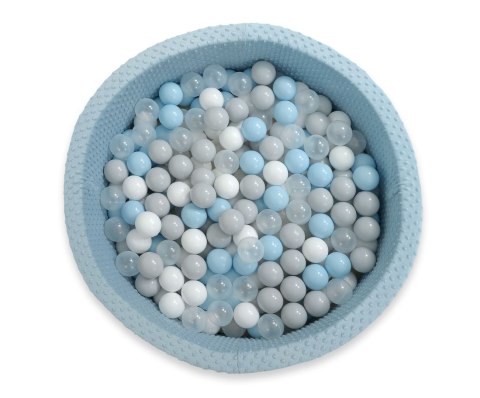 Plastikowe piłeczki do suchego basenu 50szt. - jasny szary