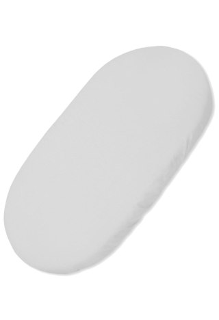 Prześcieradło bawełniane do kosza Mojżesza Boho wózka gondoli 75x35 cm - szare