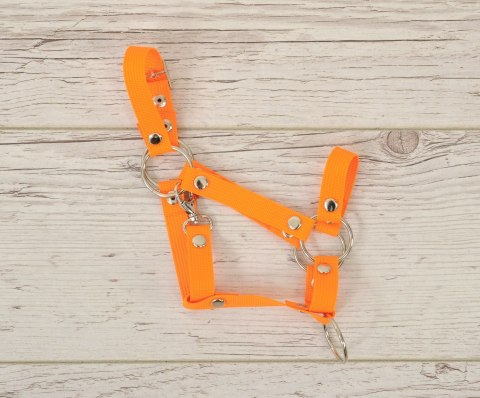 Kantar regulowany dla konia Hobby Horse A3 - neon orange