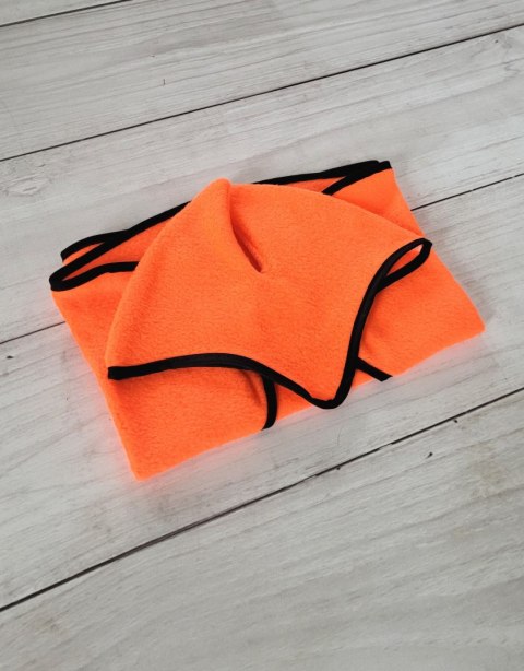 Zestaw dla Hobby Horse A3: polarowa derka + nauszniki - neon orange