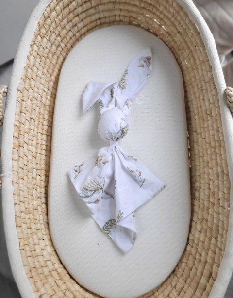 Miękka przytulanka kocyk króliczek z bawełny - Gąski