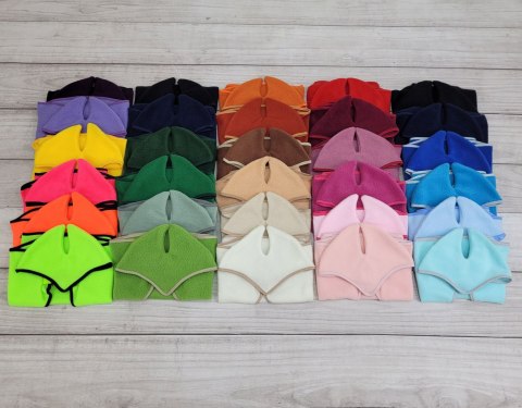 Zestaw dla Hobby Horse A3: polarowa derka + nauszniki - zielony